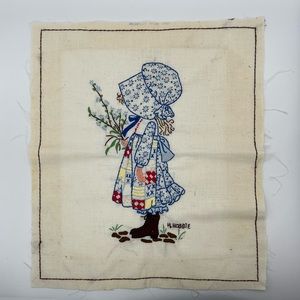 Two completed Holly Hobbie Unframed Art